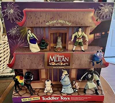 Disney’s Mulan McDonald’s Happy Meal Toy Display 1998  Vintage • $30