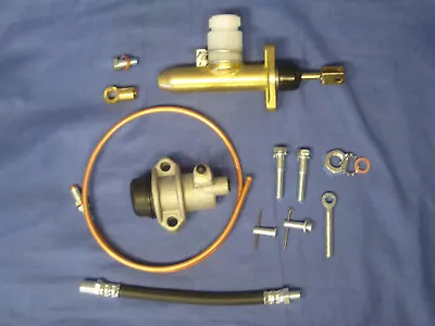 Mg Mgb Gt 1800 Clutch Master Cylinder Slave Pipe & Hose nut washers Kit Lhd • $169.03