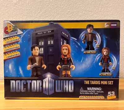 BBC Doctor Who Mini Figures Tardis Building Blocks Toy Collectible • $29.76