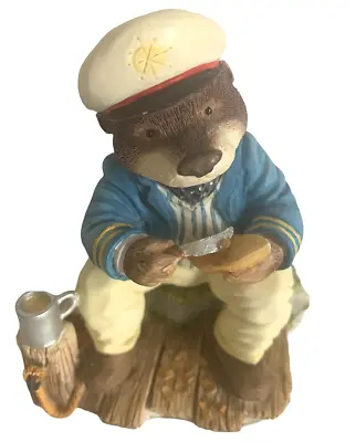 $49.99 • Buy Villeroy & Boch Picnic At Foxwood Tales 7 Captain Otter 1994 VTG Figurine W/ Tin