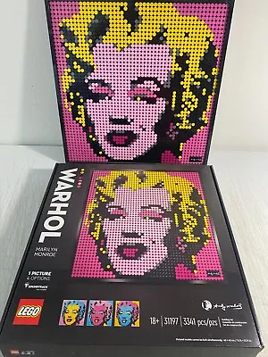 LEGO Art Andy 31197 Warhol's Marilyn Monroe 100% Complete Box Book Extra Pcs • $20.50