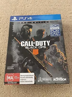 Call Of Duty Black Ops 4 Pro Edition Ps4 • $40