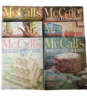 Vintage McCall's Cookbook Collection Recipes  1960/70￼ • $39.99