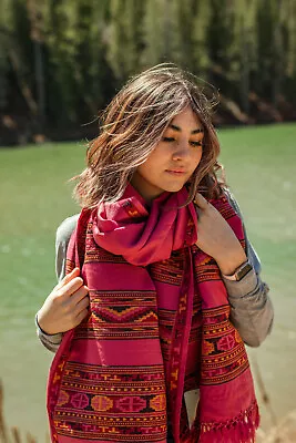 Meditation Shawl Or Meditation Blanket Wool Shawl Or Wrap Oversize Scarf/Stole • $49.99