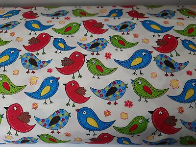 £4.50 • Buy Polycotton Fabric Material Poly Cotton -Crafts Sewing - 56 Designs -10% Multibuy
