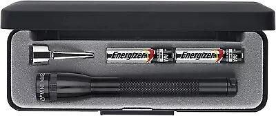 Maglite Mini Incandescent 2-Cell AAA Flashlight In Presentation Box Black • $21.99