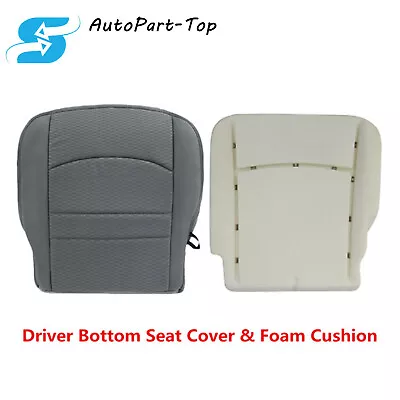 For 2013 2014 Dodge Ram 1500 2500 3500 Driver Bottom Seat Cover & Foam Cushion • $112.19