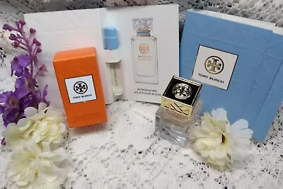 Tory Burch Signature Miniature & Jolie Fleur Bleue 💐 EDP Perfume SAMPLE Set 3PC • $24.88