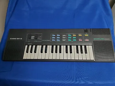 $99 • Buy Vintage Casio SK-2 Sampling Instrument Keyboard Tested Works 