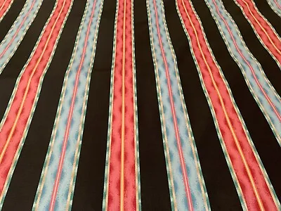 Richloom Vintage 1991 Cabana Stripe Teflon Coated Fabric 10+ Yards X 54   New • $39.98