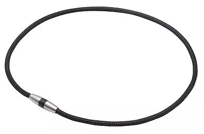 Phiten Necklace RAKUWA Magnetic Titanium Necklace Metal Black 45cm • $46.69