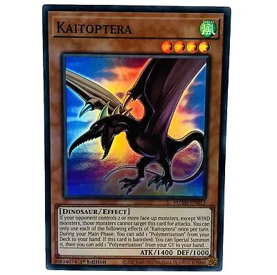 YUGIOH Kaitoptera MZMI-EN012 Super Rare Card 1st Edition NM-MINT • £1.49