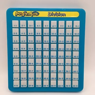 Magic Math Division Lanard Toys Education Homeschool 1993 • $14.98