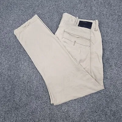 G Star Pants Mens 36 Brown Bronson Slim Chino Cotton Pants Trousers Size 36 • $30.50