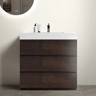 30 36  Bathroom Vanity With Sink Combo Large Storage Freestanding Without Faucet • $771