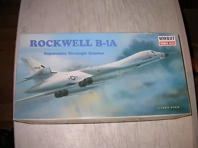 Minicraft Model Kit 11606 Rockwell B-1A Supersonic Bomber Aircraft  1/1444 NIOB • $19.99