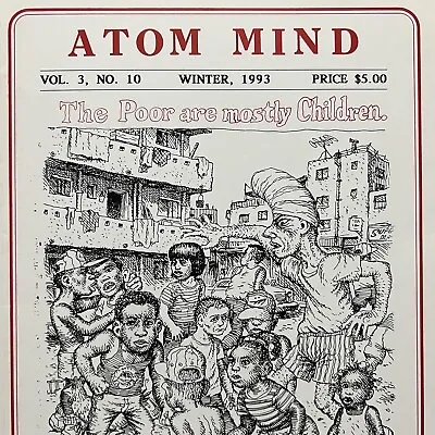 R. Crumb Atom Mind Vol 3 #10 Winter 1993 Underground Comix *Crumb Cover & Comics • $29.99