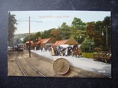 Laxey Electric Station Isle Of Man Postcard • £3.45