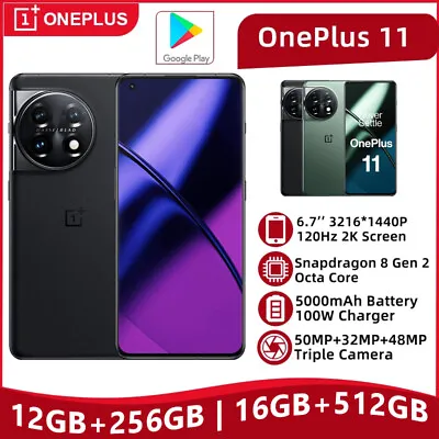 OnePlus 11 5G Snapdragon 8 Gen 2 120Hz 16+512GB 100W 5000mAh 50MP Triple Camera • $1032.29