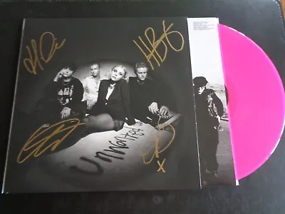 Pale Waves Unwanted Full Band Signed Pink Vinyl Lp huge Gold Pen Signatures • £169.99