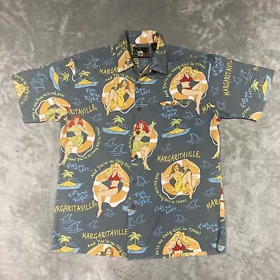 Jimmy Buffett's Margaritaville Men's Medium Hawaiian Shirt Short Sleeve • $33