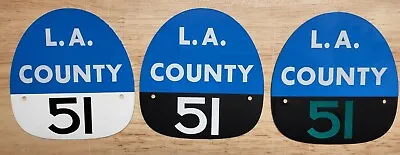 3 La County 51  Emergency 51  Fire Helmet Shields • $50