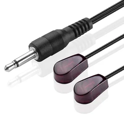 $9.99 • Buy IR Emitter Extender Extension Cable Dual Head 3.5mm Jack Infrared Red Blaster