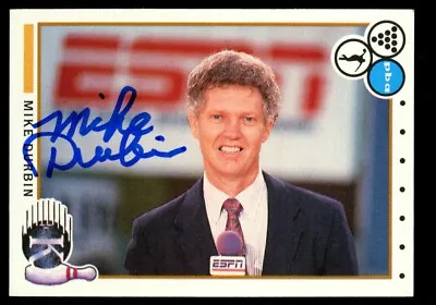 Mike Durbin #4 Signed Autograph Auto 1990 Kingpins PBA Bowling Trading Card • $25.65