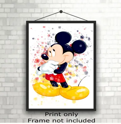 Disney Mickey Mouse Children's Room Wall Art Poster Print Picture Gift A5 A4 A3 • £3