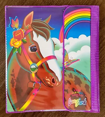 Vintage Lisa Frank Rainbow Chaser Horse Folder Binder Trapper Keeper Stuart Hall • $89.99