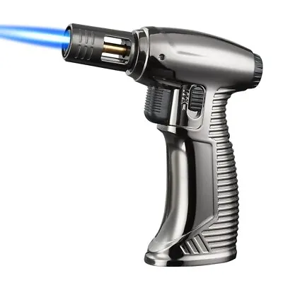 Refillable Butane Gas Micro Blow Torch Handheld Lighter • £18.09