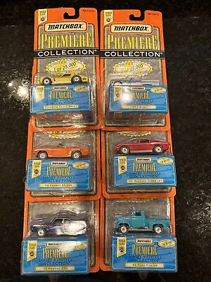 Matchbox 1995 PREMIERE WORLD CLASS #20 SET Of 6 Cars New In New Boxes + Packages • $35