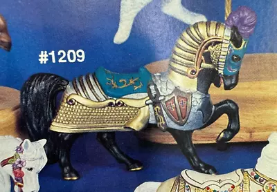 Vintage Alberta Ceramic Mold #1209 Mb Carousel Armored Horse • $65