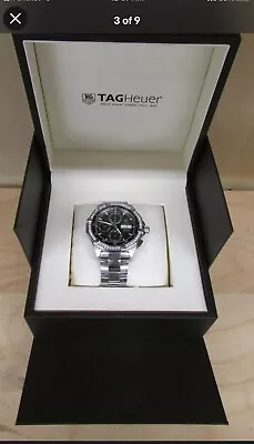 TAG Heuer Aquaracer  Diamond Chrono Men's Black Watch - CAF2014.BA0815 No • $3000