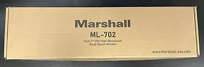 Marshall ML-702 - Dual 7  3RU High Resolution Rack Mount Monitor - NEW  • $779.99