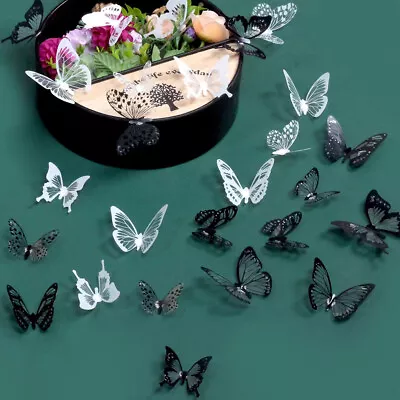 18PCS 3D Butterfly Wall Decals Stickers Door Window Sticker Home Decor DIY Art • $3.69