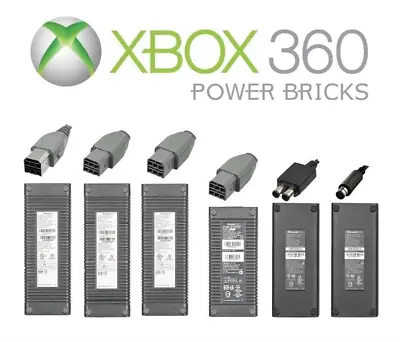 Official Microsoft Xbox 360 Power Supply Cable Cord Brick Adapter *Choose Model* • $26.80