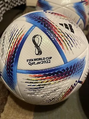 Adidas AL RIHLA FIFA WORLD CUP Qatar 2022 OFFICIAL PRO MATCH SOCCER BALL • $99