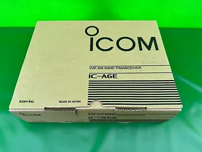* ICOM IC-A6E 25kHz VHF Air Band Transceiver Pack (Brand New In Box) * • £155