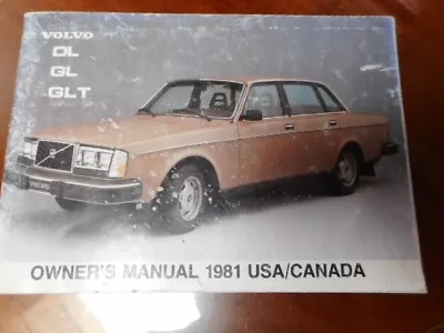 1981 Volvo 240 Owners Manual • $25