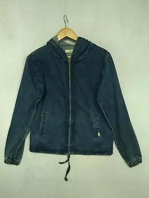 Wrangler Blue Denim Full Zip Basic Size 6 Cotton Adult Womens Jacket Pockets • $11.50