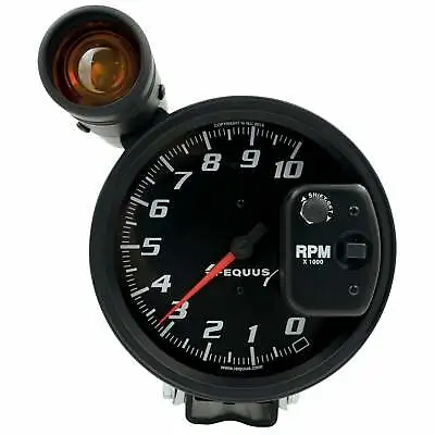 Equus E6080 6000 Series Black 5  Pedestal Mount Tachometer 0-10000 RPM • $109.99