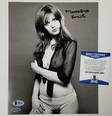  James Bond Girl Madeline Smith Signed Miss Caruso 8x10 Photo ~ Beckett BAS COA • $59.99