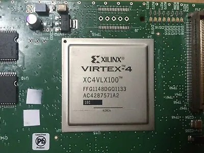 PCB Board With Xilinx VIRTEX-4 XC4VLX100 Chip And 2x DSP TMS320C6713BZDP Chips  • $131.63