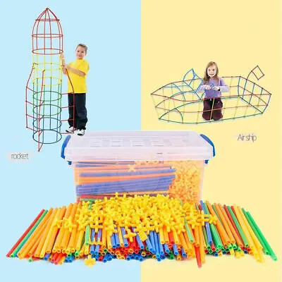 £29.16 • Buy Interlocking Straw Constructor Kit Construction Fort Building Toy Game