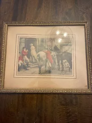 Fox And Hound English Vintage Portrait • $25