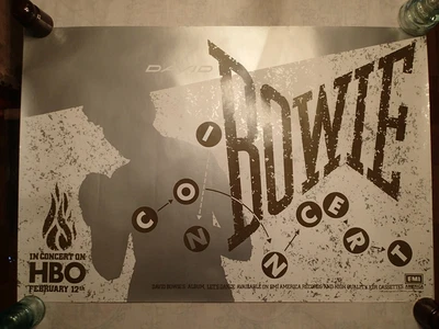 $31.29 • Buy DAVID BOWIE IN CONCERT ON HBO-Original Promo Poster-1984-Serious Moonlight Tour