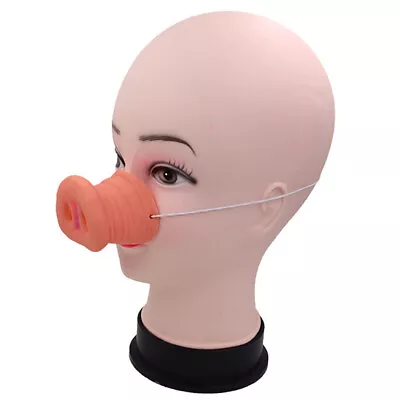 Halloween Funny Accessory Pig Fake Nose Simulation Latex Pig Nose Dress Up PrPN • £4.72
