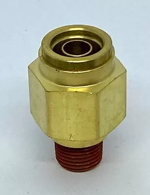 Brass DOT Push Connect Nylon Tube Air Brake Fitting 3/8T X 1/8P Male Connector • $9.95