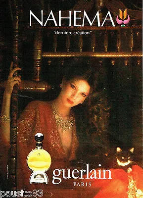 ADVERTISING 125 1980 Guerlain Perfume Nahema • $3.19